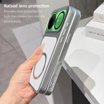 For Huawei nova 15 Ultra Lambskin Series Magnetic Skin Feel Phone Case(Silver)