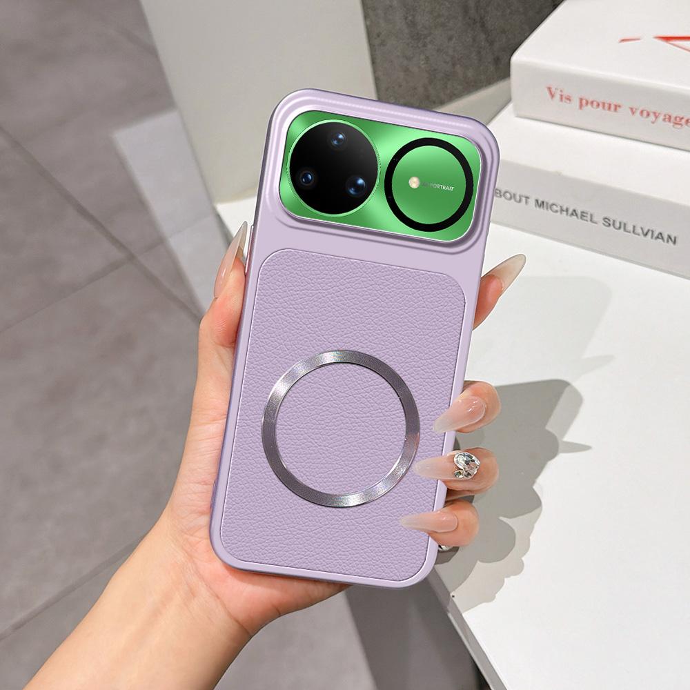 For Huawei nova 15 Ultra Lambskin Series Magnetic Skin Feel Phone Case(Purple)
