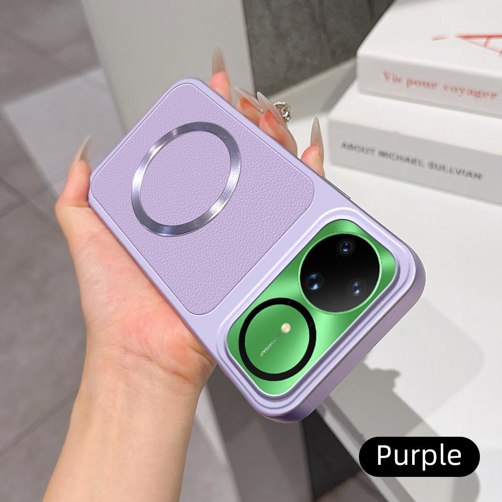 For Huawei nova 15 Ultra Lambskin Series Magnetic Skin Feel Phone Case(Purple)