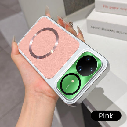 For Huawei nova 15 Ultra Lambskin Series Magnetic Skin Feel Phone Case(Pink)