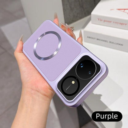 For Huawei nova 16 Lambskin Series Magnetic Skin Feel Phone Case(Purple)