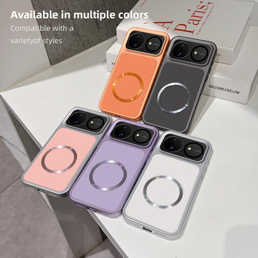 For Huawei nova 16 Lambskin Series Magnetic Skin Feel Phone Case(Purple)