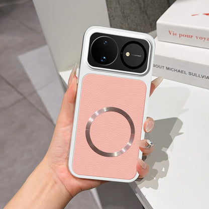 For Huawei nova 16 Lambskin Series Magnetic Skin Feel Phone Case(Pink)