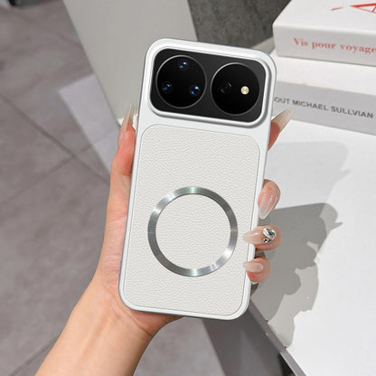For Huawei nova 16 Pro Lambskin Series Magnetic Skin Feel Phone Case(Silver)