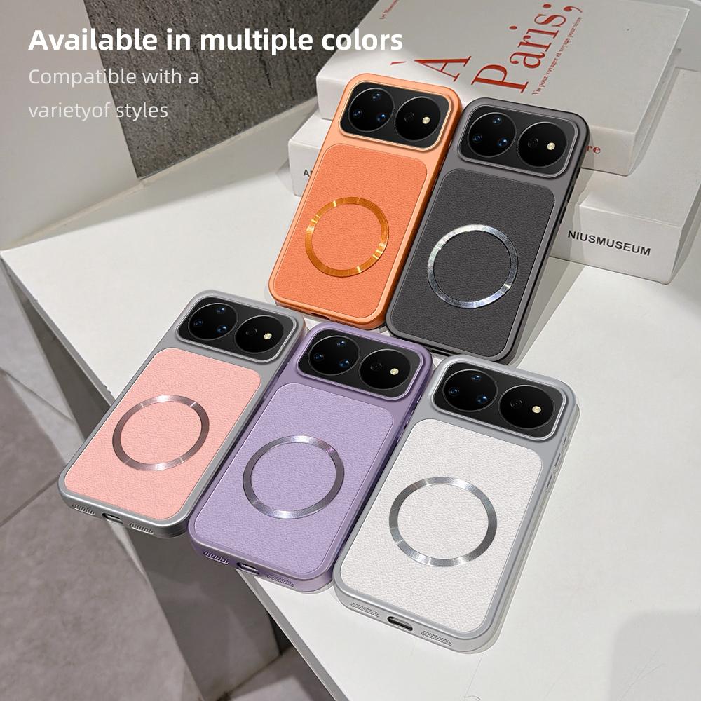 For Huawei nova 16 Pro Lambskin Series Magnetic Skin Feel Phone Case(Silver)