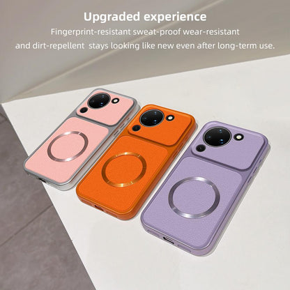 For Huawei Pura 90 5G Lambskin Series Magnetic Skin Feel Phone Case(Black)