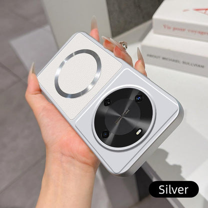 For Huawei Maimang 30 Lambskin Series Magnetic Skin Feel Phone Case(Silver)