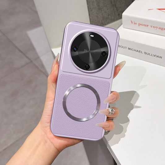 For Huawei Maimang 30 Lambskin Series Magnetic Skin Feel Phone Case(Purple)