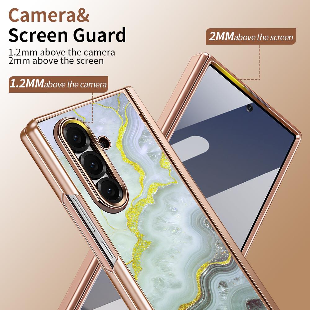 For Galaxy Z Fold8 Ultra 5G VIETAO Amber Series Integrated Privacy Screen Protector Magnetic Phone Case with Stylus(Platinum)