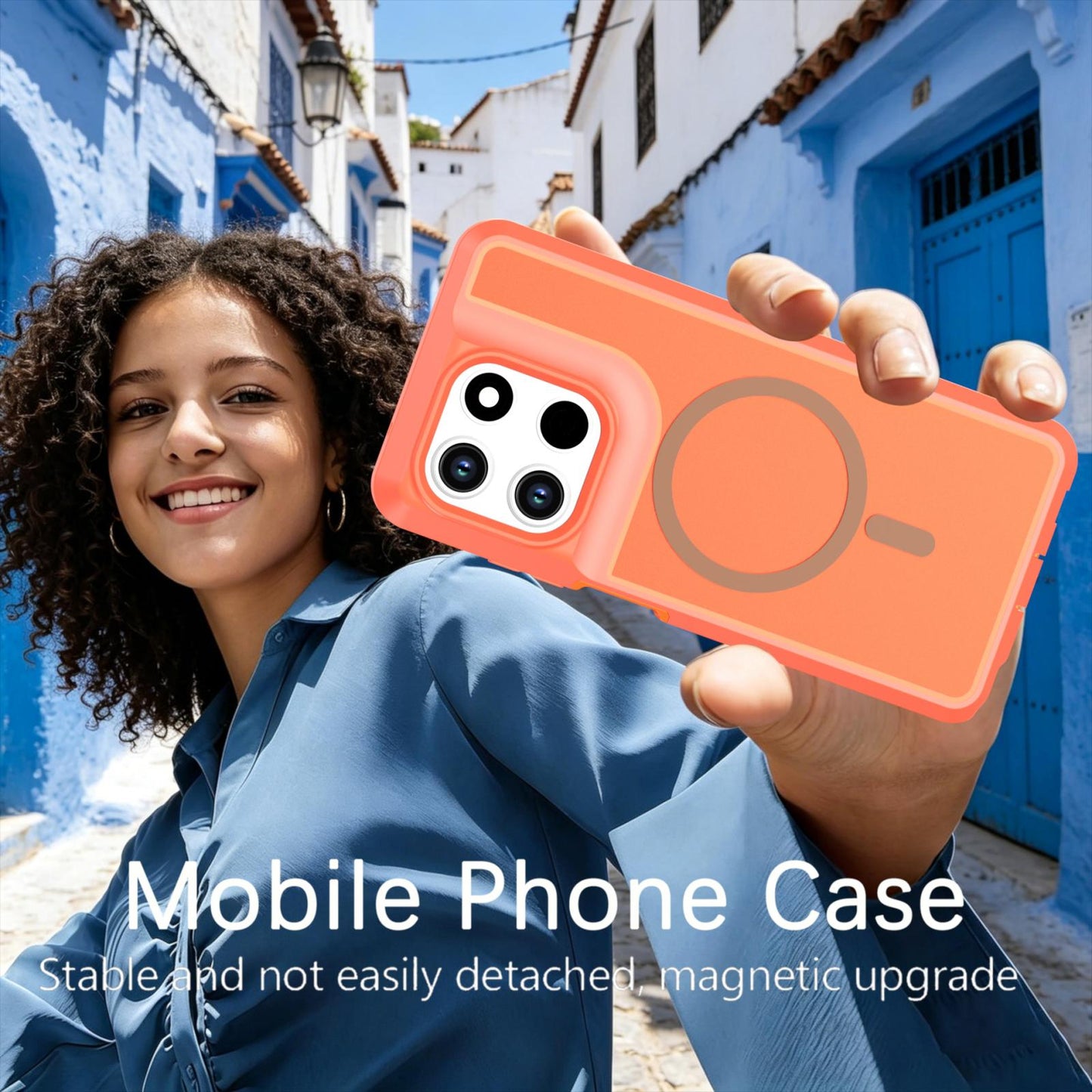 For Motorola Moto G Stylus 5G 2026 Silicone Magnetic Anti-drop Protective Phone Case(Orange)