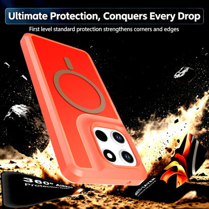 For Motorola Moto G Stylus 5G 2026 Silicone Magnetic Anti-drop Protective Phone Case(Orange)