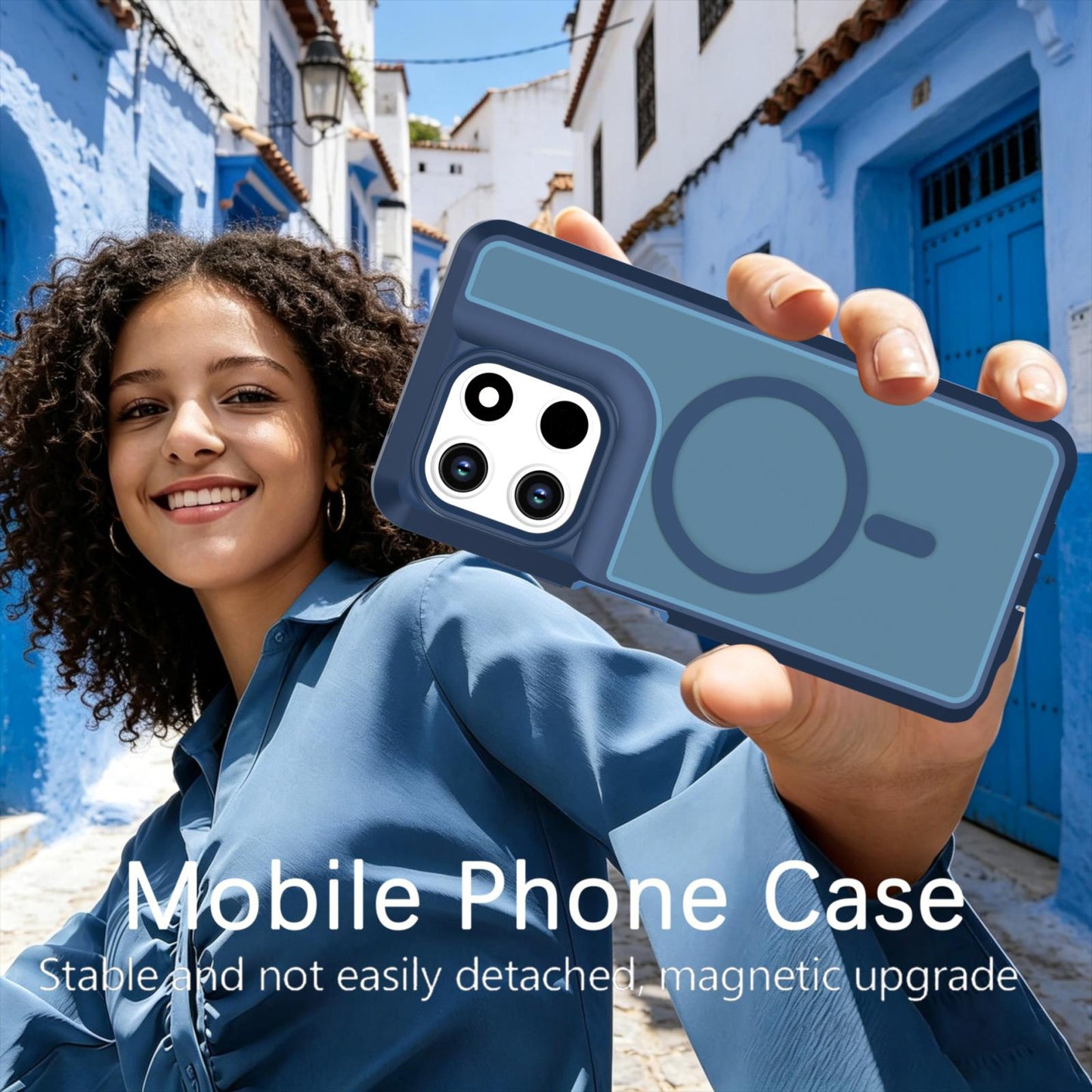 For Motorola Moto G Stylus 5G 2026 Silicone Magnetic Anti-drop Protective Phone Case(Blue)