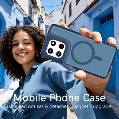 For Motorola Moto G Stylus 5G 2026 Silicone Magnetic Anti-drop Protective Phone Case(Blue)