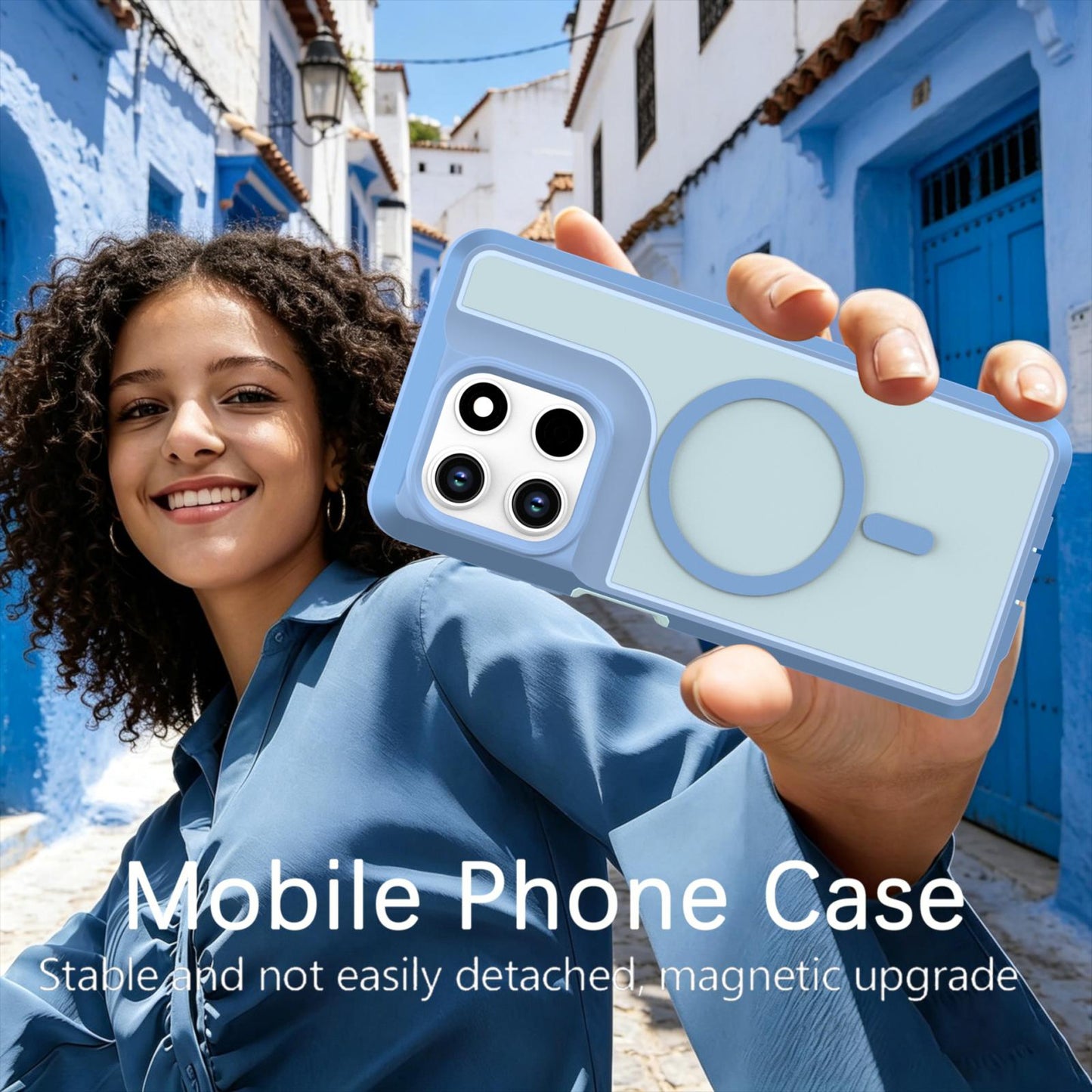 For Motorola Moto G Stylus 5G 2026 Silicone Magnetic Anti-drop Protective Phone Case(Light Blue)