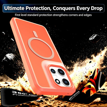 For Motorola Moto G 5G 2026 / 2025 Silicone Magnetic Anti-drop Protective Phone Case(Orange)
