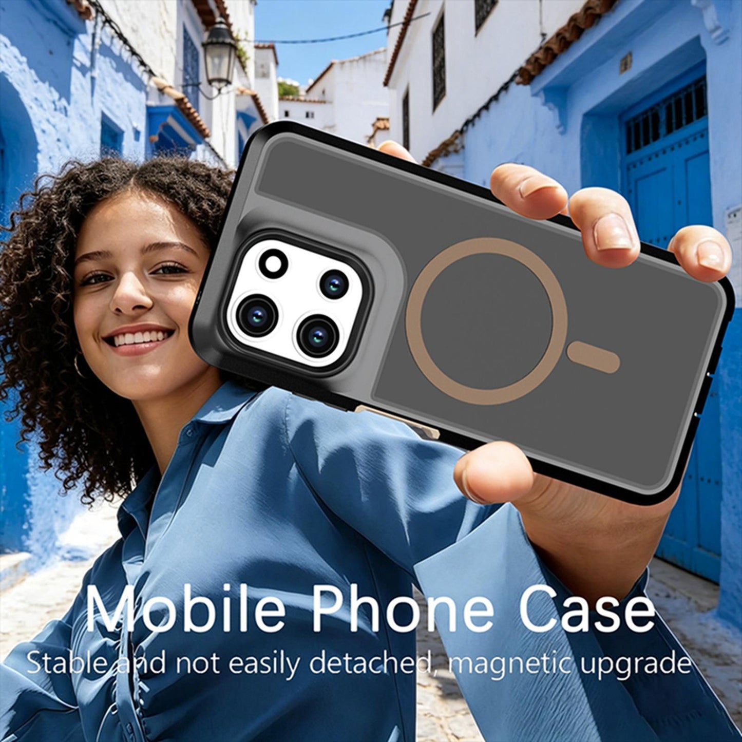 For Motorola Moto G 5G 2026 / 2025 Silicone Magnetic Anti-drop Protective Phone Case(Black + Gold)
