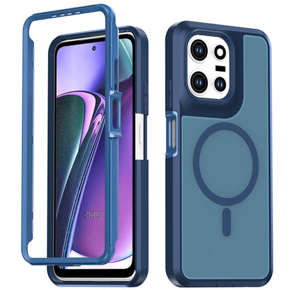For Motorola Moto G 5G 2026 / 2025 Silicone Magnetic Anti-drop Protective Phone Case(Blue)