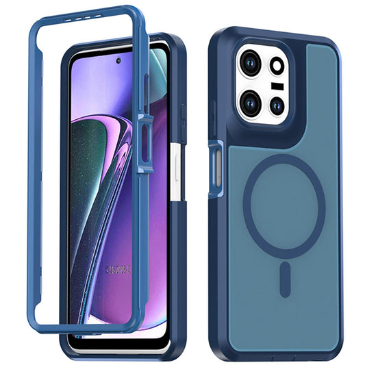 For Motorola Moto G 5G 2026 / 2025 Silicone Magnetic Anti-drop Protective Phone Case(Blue)