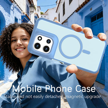 For Motorola Moto G 5G 2026 / 2025 Silicone Magnetic Anti-drop Protective Phone Case(Light Blue)