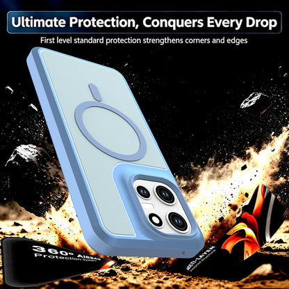For Motorola Moto G 5G 2026 / 2025 Silicone Magnetic Anti-drop Protective Phone Case(Light Blue)