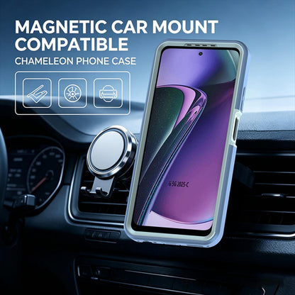 For Motorola Moto G 5G 2026 / 2025 Silicone Magnetic Anti-drop Protective Phone Case(Light Blue)
