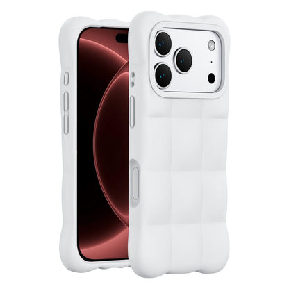 For iPhone 18 Pro Cloud Liquid Silicone Phone Case(White)