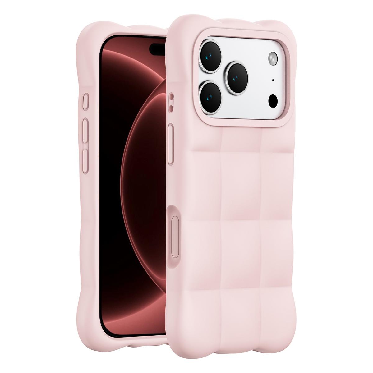 For iPhone 18 Pro Max Cloud Liquid Silicone Phone Case(Pink)