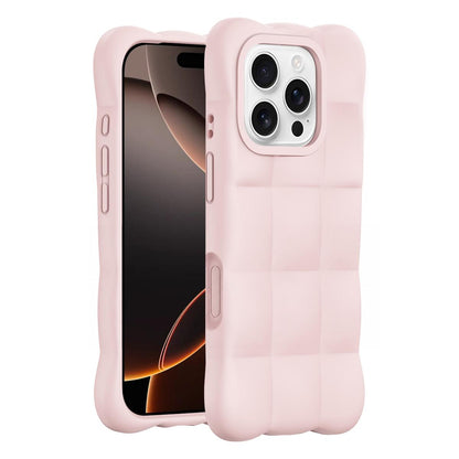 For iPhone 16 Pro Cloud Liquid Silicone Phone Case(Pink)