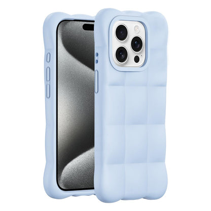 For iPhone 15 Pro Cloud Liquid Silicone Phone Case(Blue)