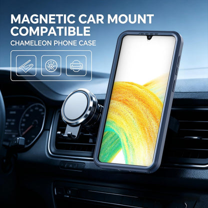 For Galaxy A37 / A36 / A56 5G Silicone Magnetic Anti-drop Protective Phone Case(Blue)
