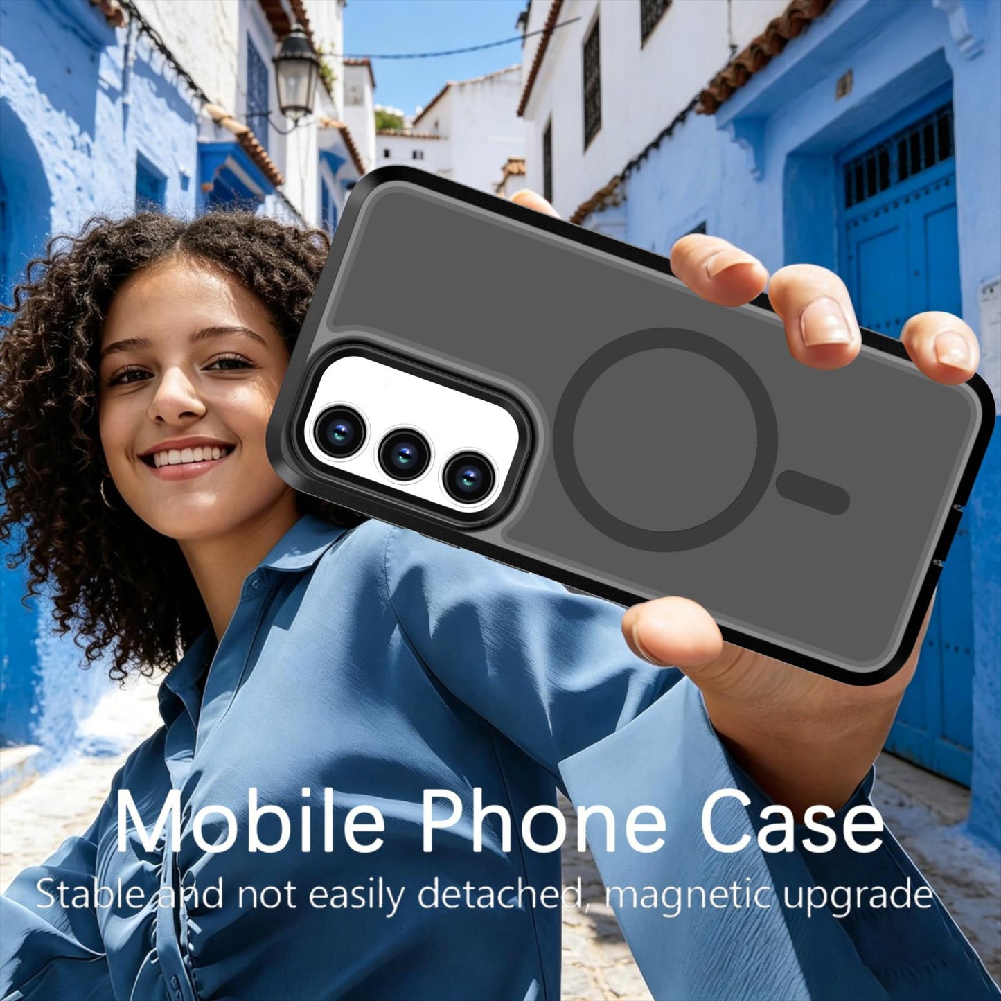 For Galaxy S26 / S25 FE 5G Silicone Magnetic Anti-drop Protective Phone Case(Black + Black)