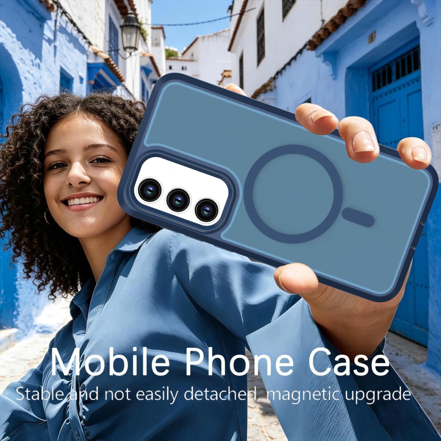 For Galaxy S26 / S25 FE 5G Silicone Magnetic Anti-drop Protective Phone Case(Blue)