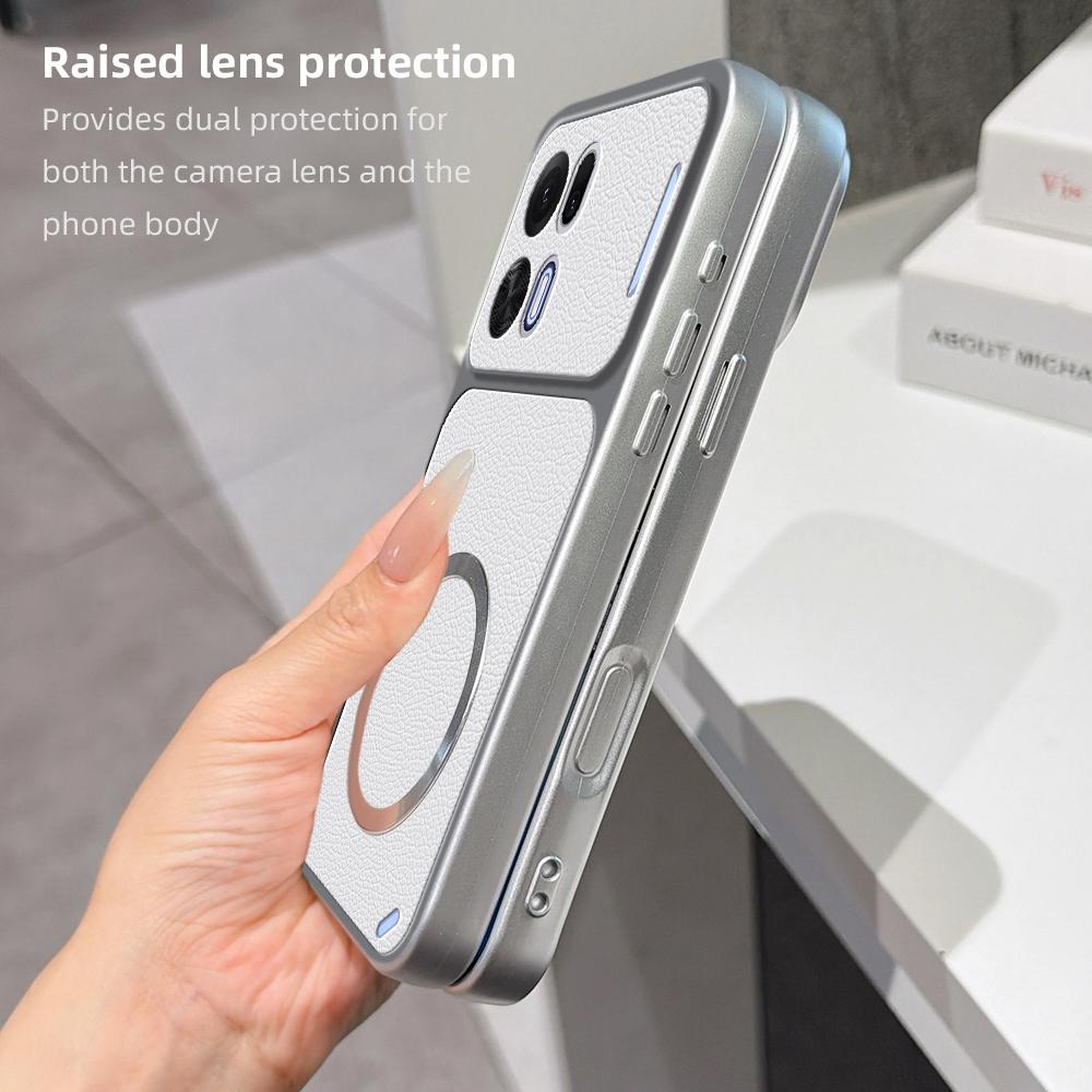 For OPPO K15 Pro+ Lambskin Series Magnetic Skin Feel Phone Case(Purple)