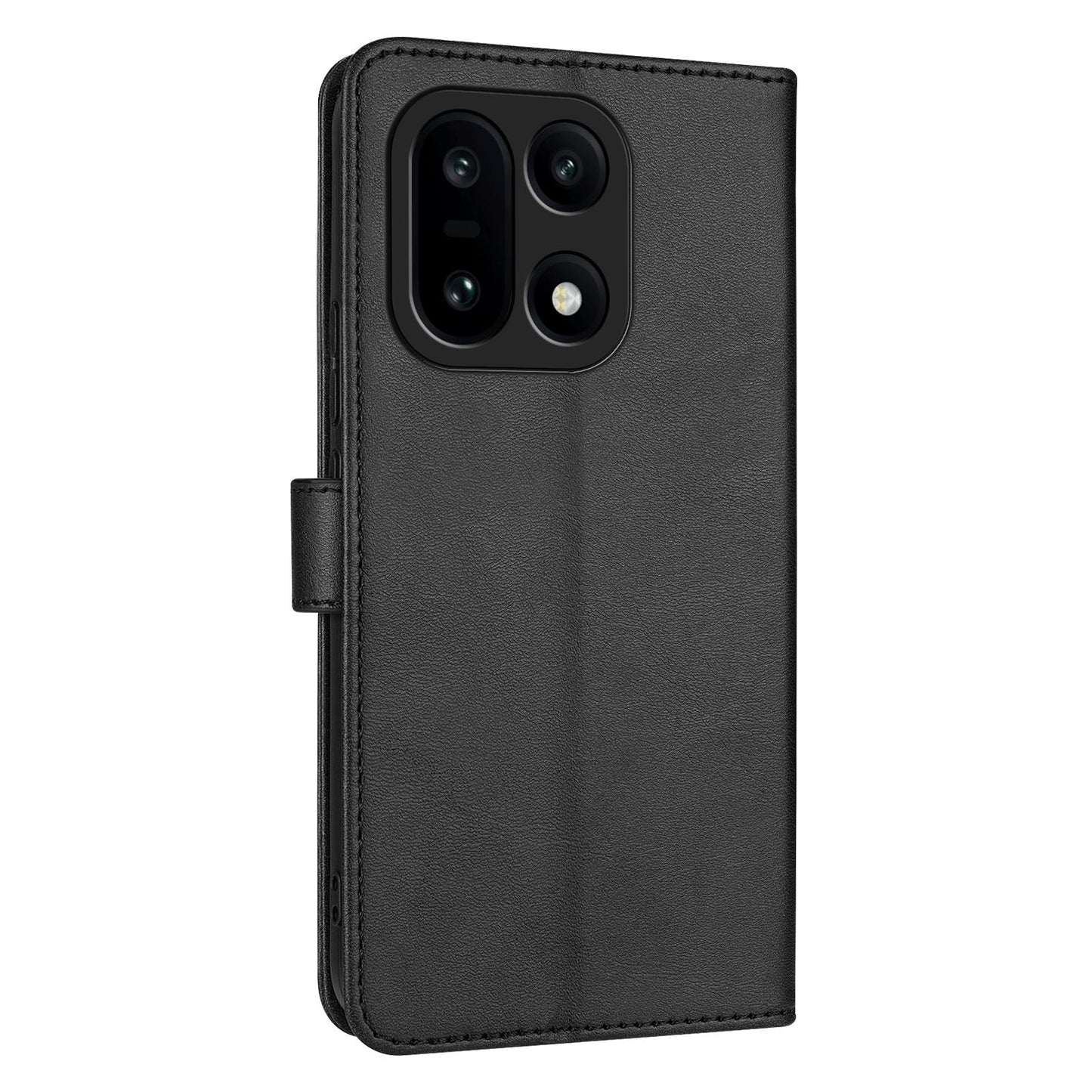 For OnePlus 15 AZNS Skin Feel Calf Texture Flip Leather Phone Case(Black)