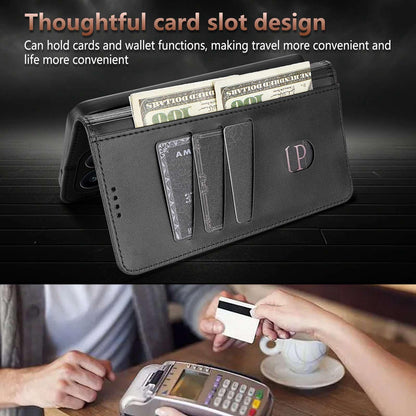 For OnePlus 15 AZNS Skin Feel Calf Texture Flip Leather Phone Case(Black)