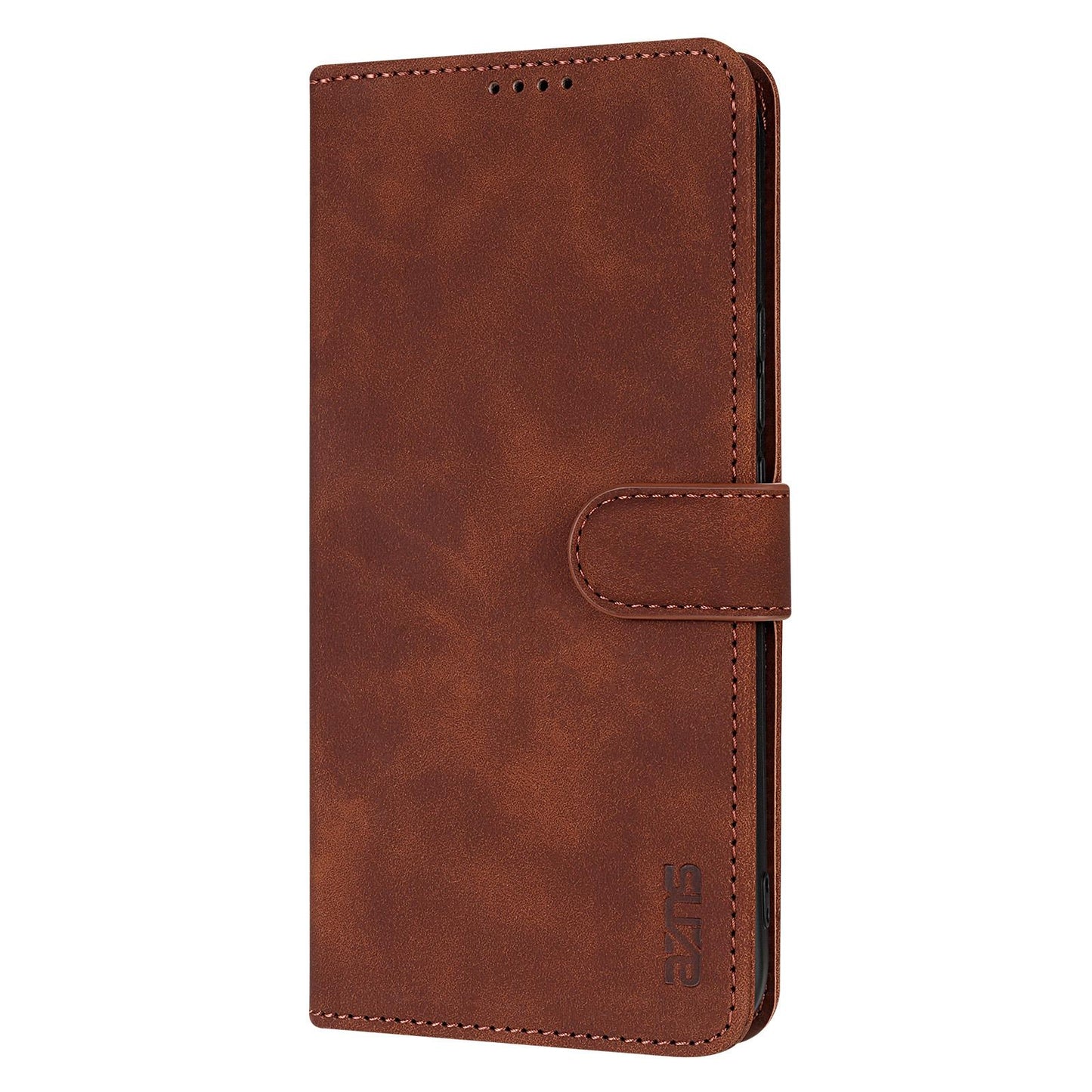 For OnePlus 15T AZNS Skin Feel Calf Texture Flip Leather Phone Case(Brown)