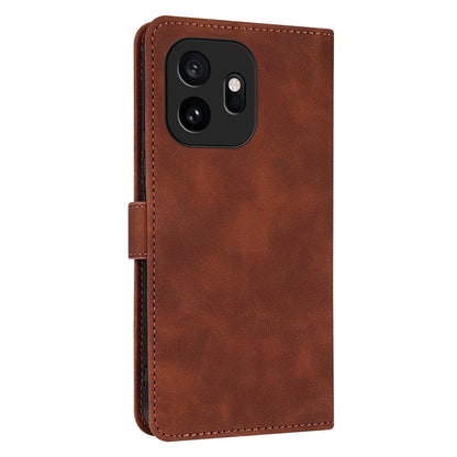 For OnePlus 15T AZNS Skin Feel Calf Texture Flip Leather Phone Case(Brown)