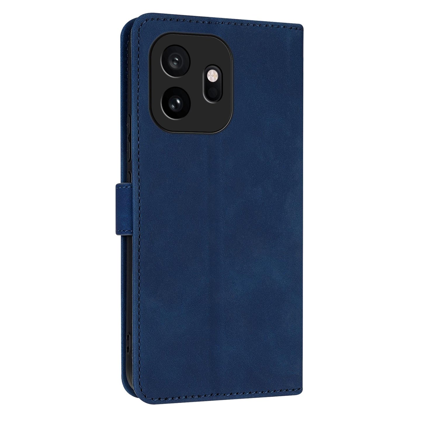 For OnePlus 15T AZNS Skin Feel Calf Texture Flip Leather Phone Case(Blue)