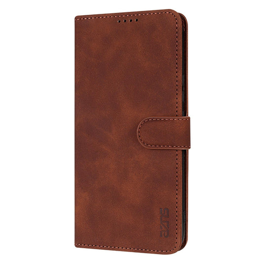 For OnePlus Turbo 6 / Nord 6 5G AZNS Skin Feel Calf Texture Flip Leather Phone Case(Brown)