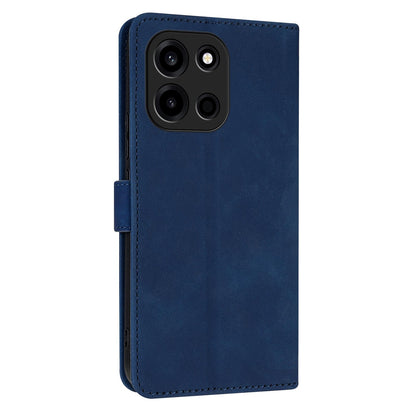 For OnePlus Turbo 6 / Nord 6 5G AZNS Skin Feel Calf Texture Flip Leather Phone Case(Blue)