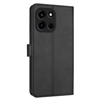 For OnePlus Turbo 6 / Nord 6 5G AZNS Skin Feel Calf Texture Flip Leather Phone Case(Black)