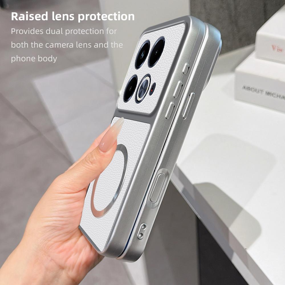 For Infinix Note 40 4G Lambskin Series Magnetic Skin Feel Phone Case(Silver)