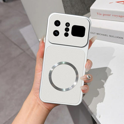 For Infinix Note 60 Ultra 5G Lambskin Series Magnetic Skin Feel Phone Case(Silver)