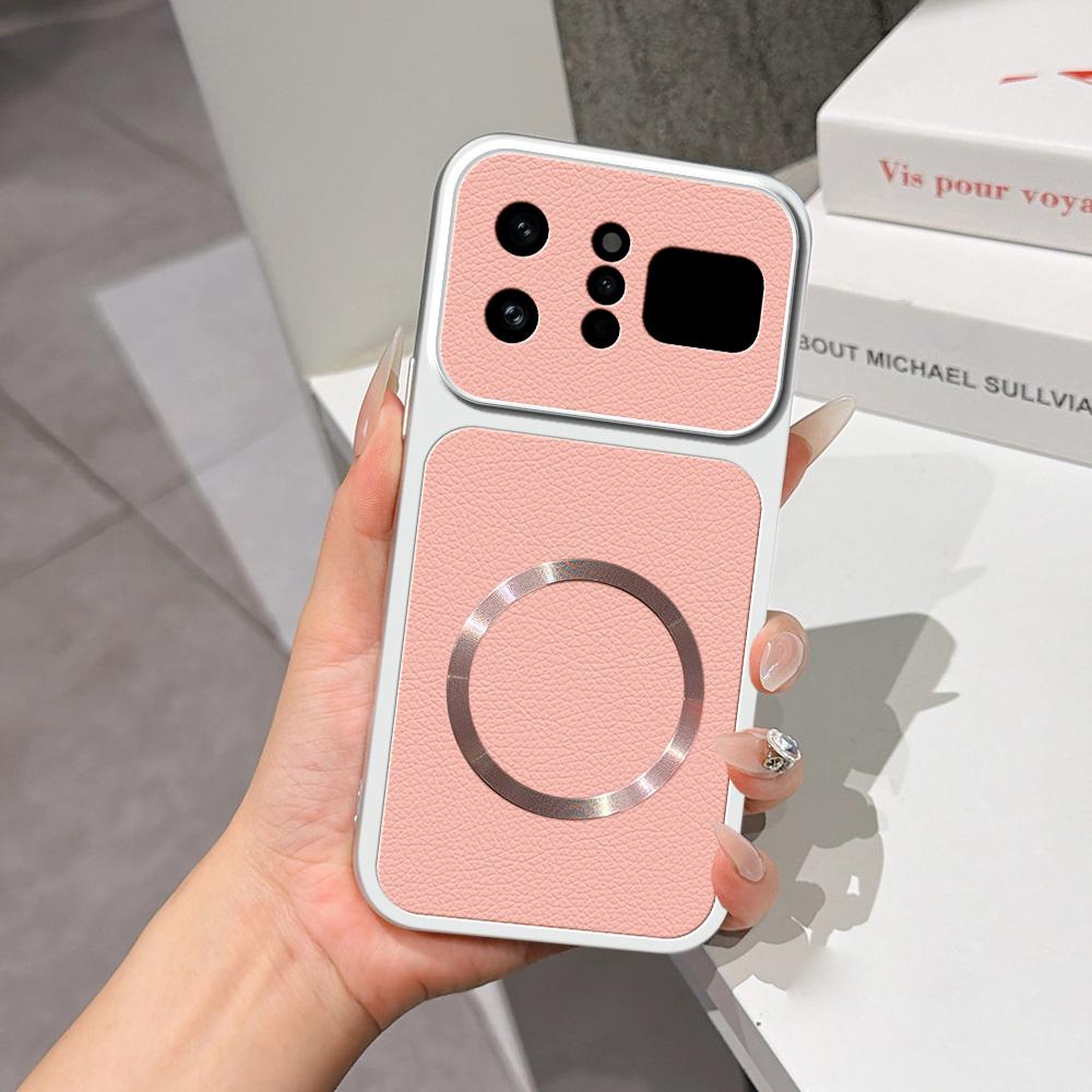 For Infinix Note 60 Ultra 5G Lambskin Series Magnetic Skin Feel Phone Case(Pink)