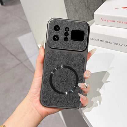 For Infinix Note 60 Ultra 5G Lambskin Series Magnetic Skin Feel Phone Case(Black)