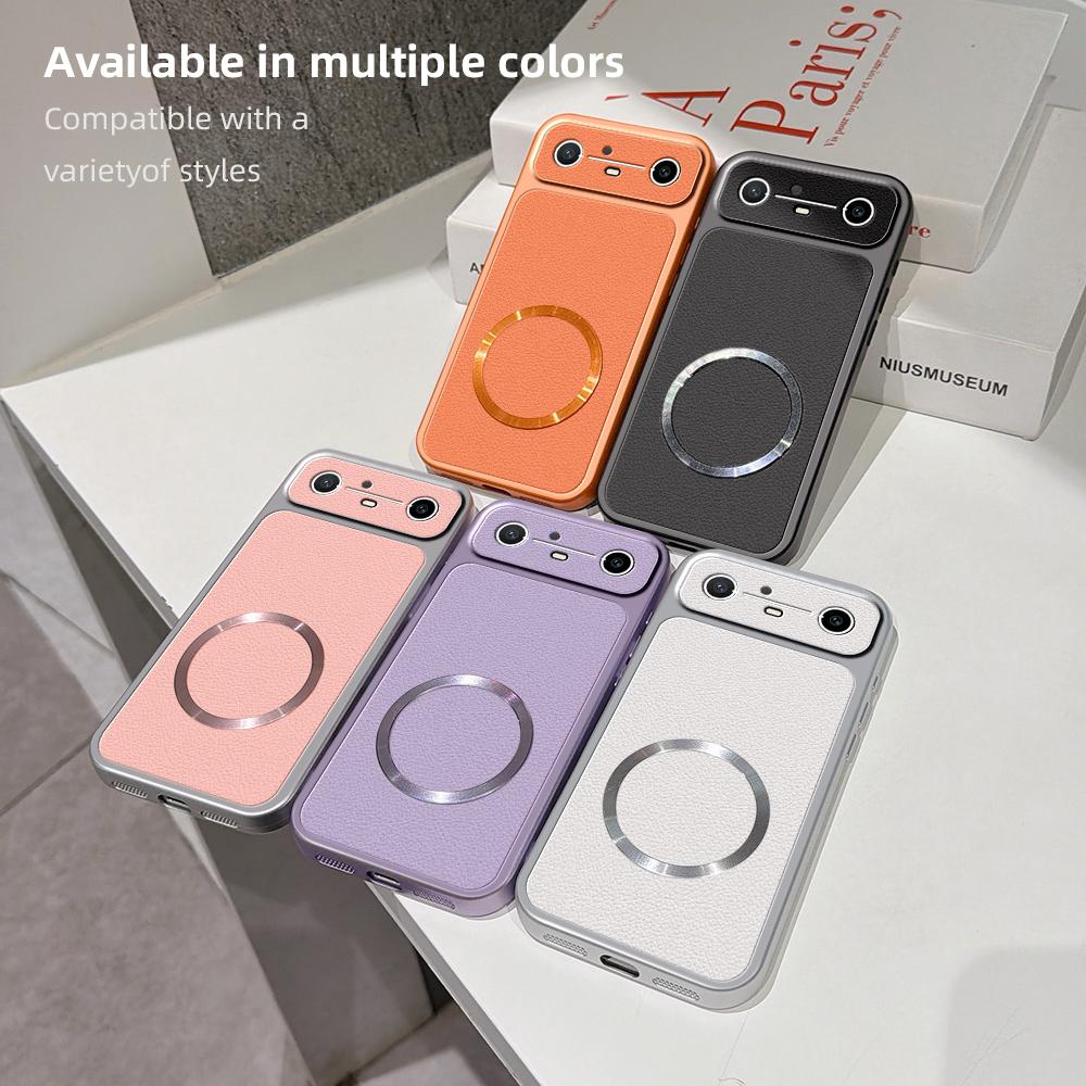 For Tecno Spark Slim Lambskin Series Magnetic Skin Feel Phone Case(Silver)