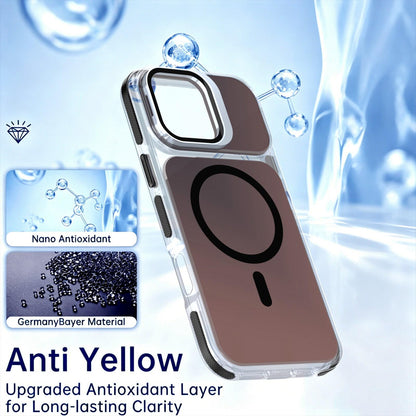 For iPhone 16 Pro Max Chameleon Gen2 Lens Cover Kickstand Magnetic Phone Case - Black - EDA010044501C