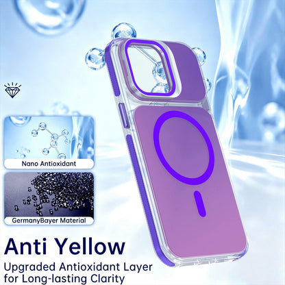 For iPhone 14 Pro Max Chameleon Gen2 Lens Cover Kickstand Magnetic Phone Case - Purple - EDA010044511D
