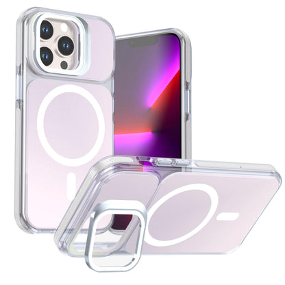 For iPhone 13 Pro Chameleon Gen2 Lens Cover Kickstand Magnetic Phone Case - White - EDA010044513A