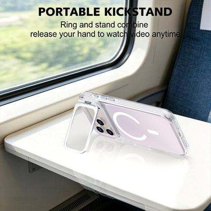 For iPhone 17 Pro Max Chameleon Gen2 Lens Cover Kickstand Magnetic Phone Case - White - EDA010044517A